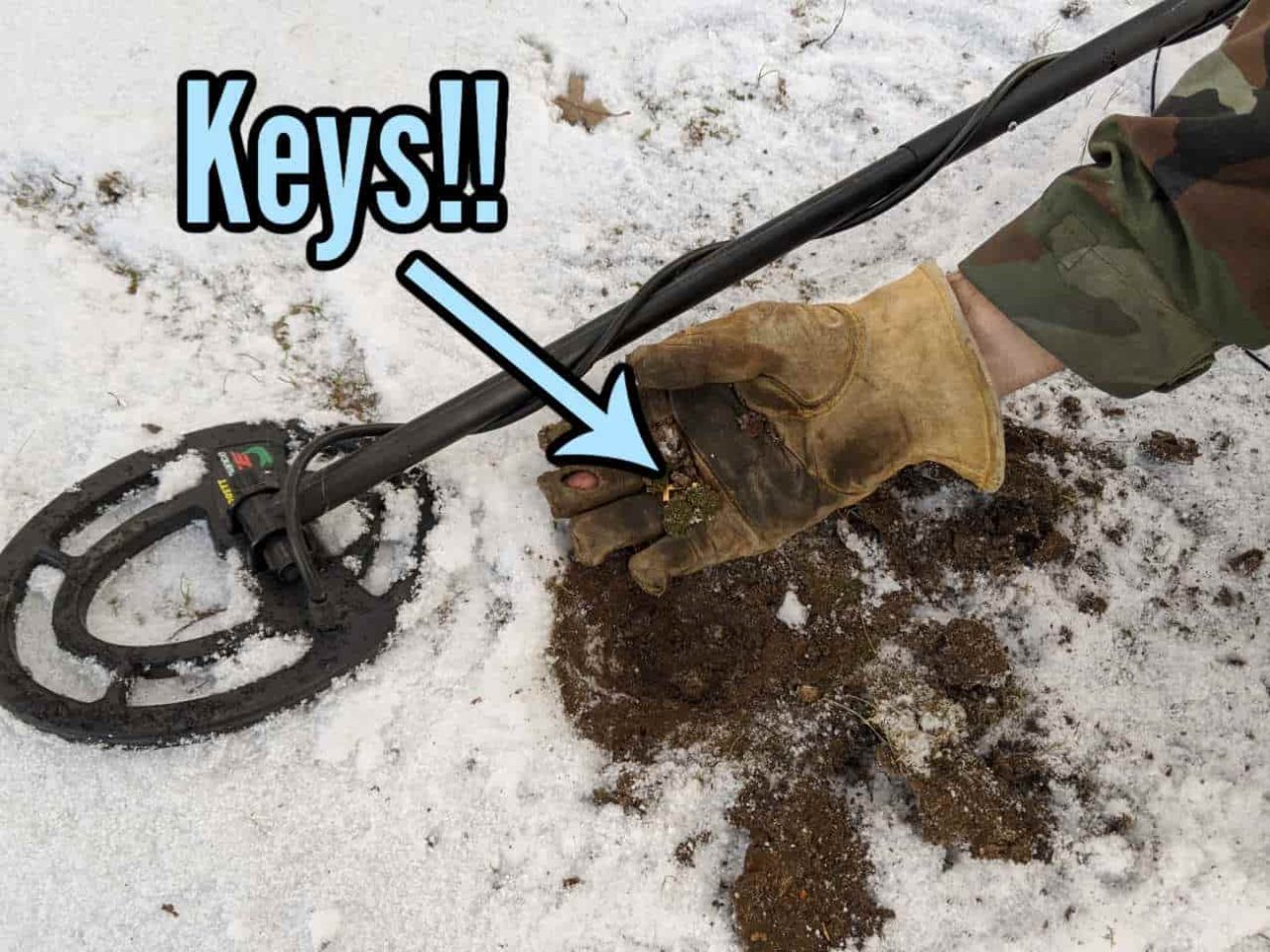 Lost Keys In The Snow? Perfect Use for a Metal Detector Metal